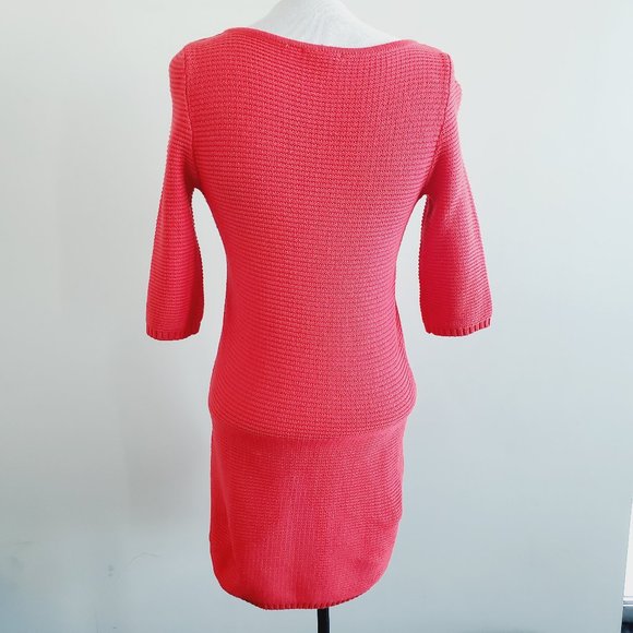 H&M Red Knit Sweater Dress - Picture 3 of 7